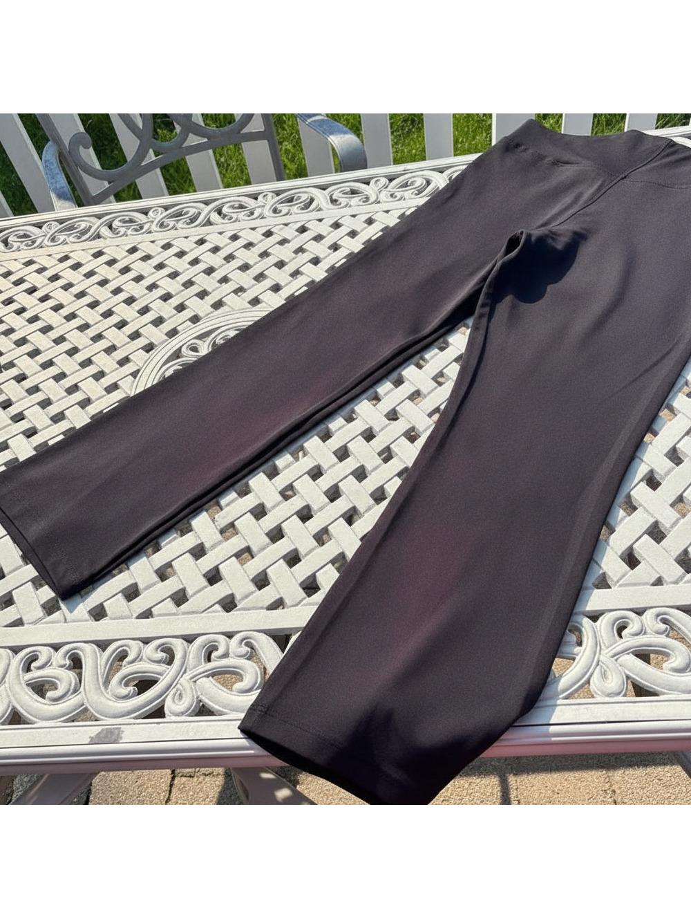 Vintage Reebok Baltimore Ravens Black High-waisted Performance Leggings - Picture 7 of 9
